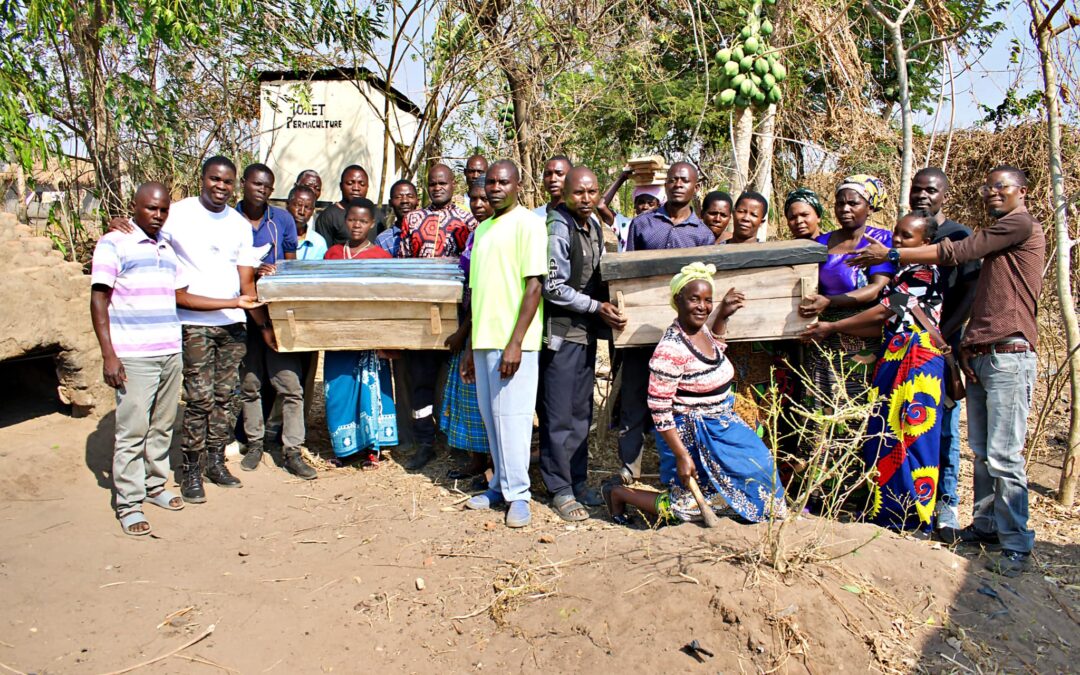 Day Two of Beekeeping Training in Madisi Dowa: Hands-On Hive Building